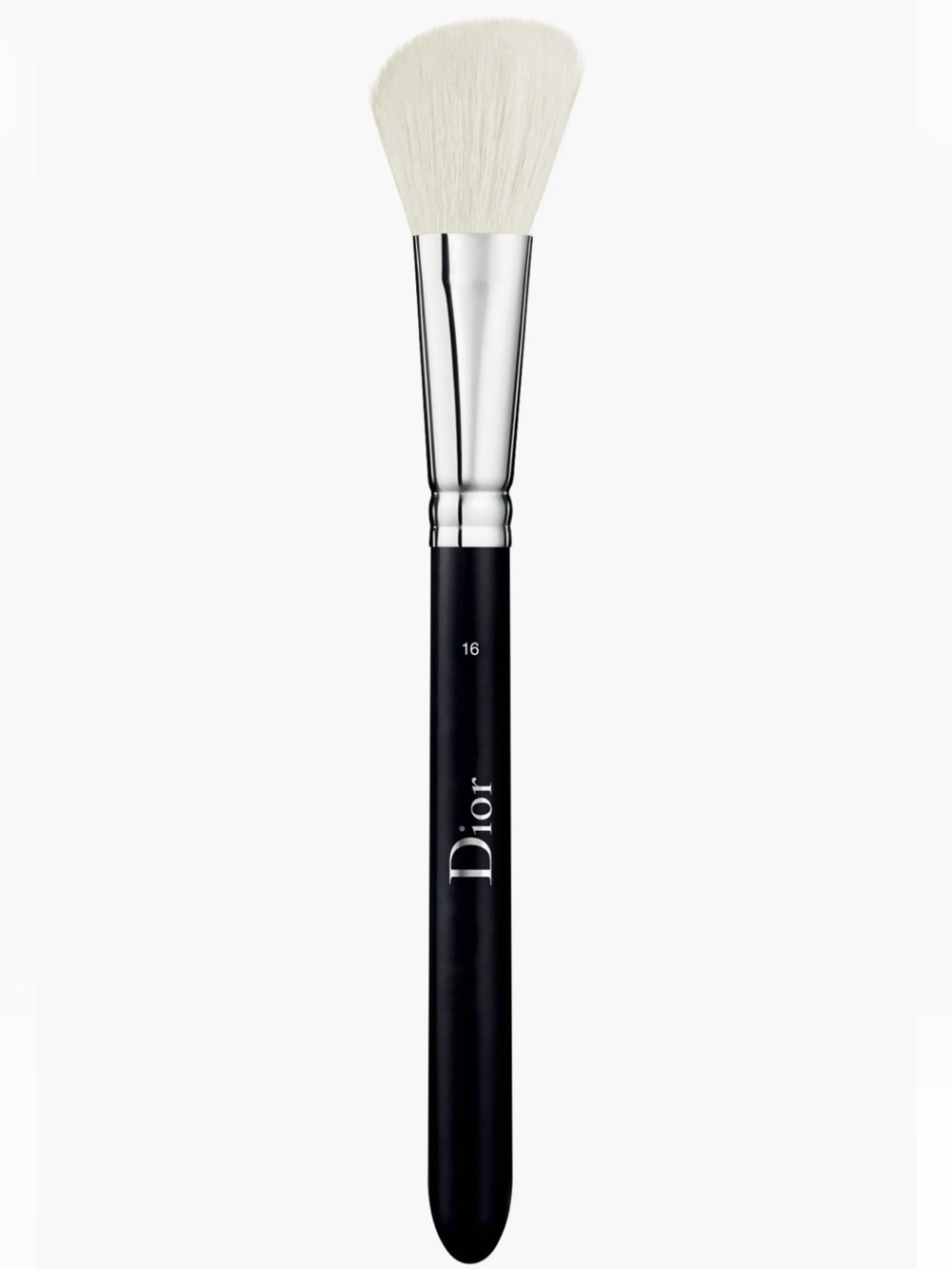 Dior Black Handle White Bristle Blush Brush No.16